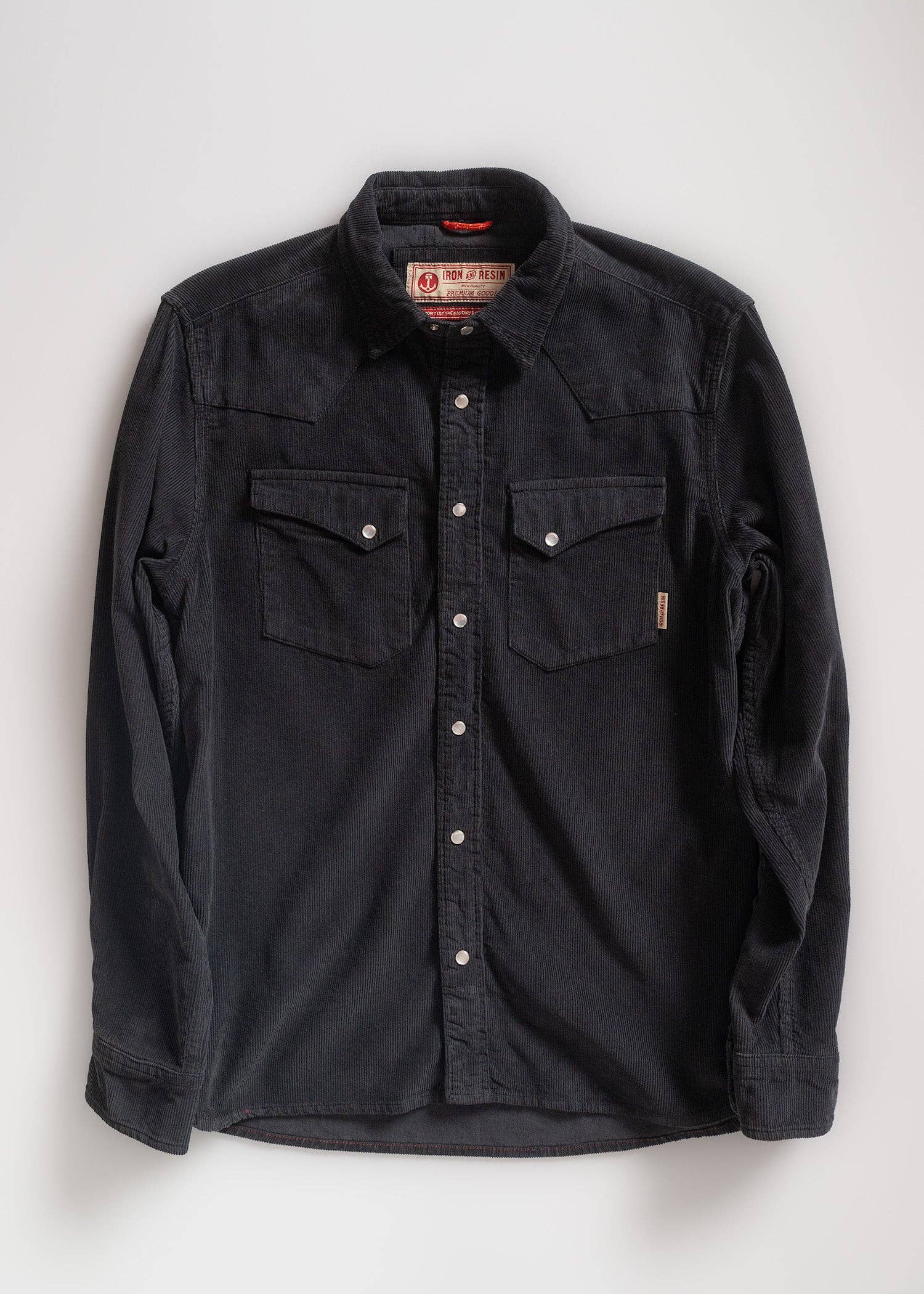 Iron & Resin – wholesale Buttoned-down shirt – Men's – Corduroy Ojai Shirt1