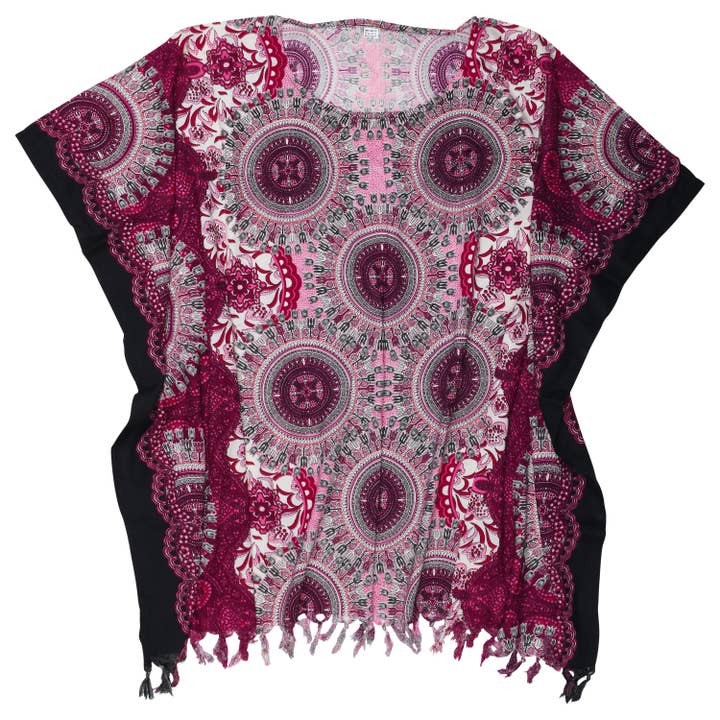 Bright Mandala Kaftan for wholesale by Bamboo Trading Company