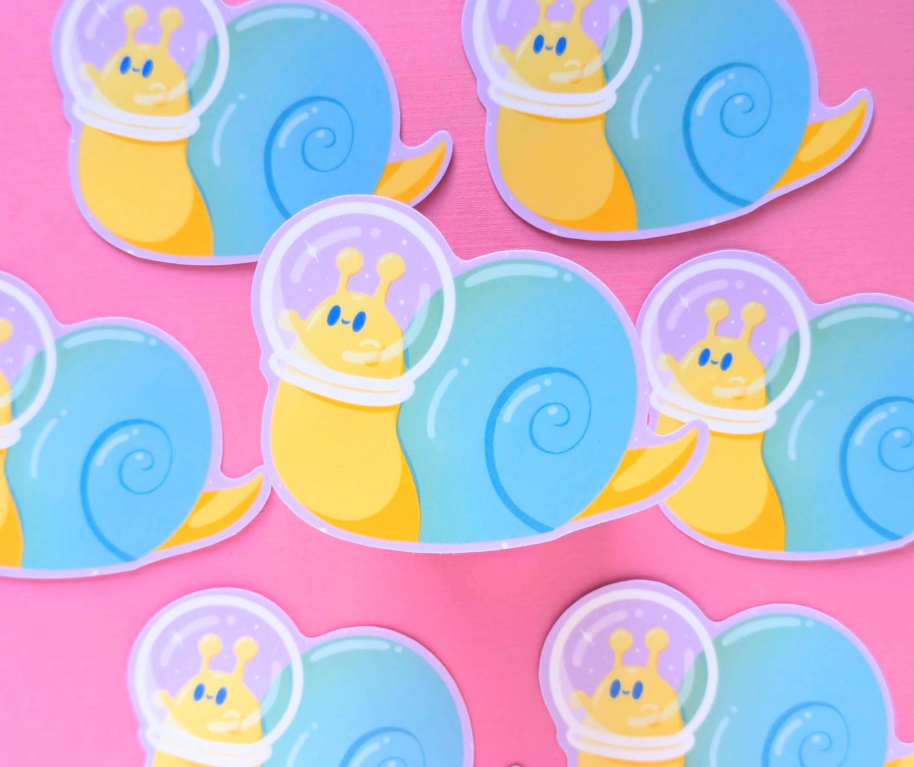 Ham Eye Am - Wholesale Sticker - Space Snail Vinyl Sticker: Cottagecore Sci-Fi Design1