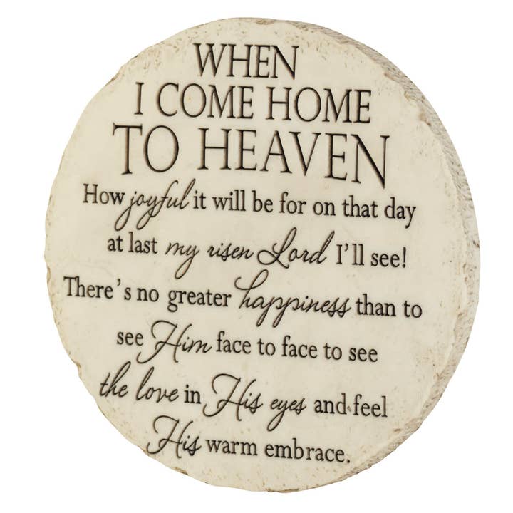 Dicksons - Wholesale Sign - Stepping Stone When I Come Home Resin