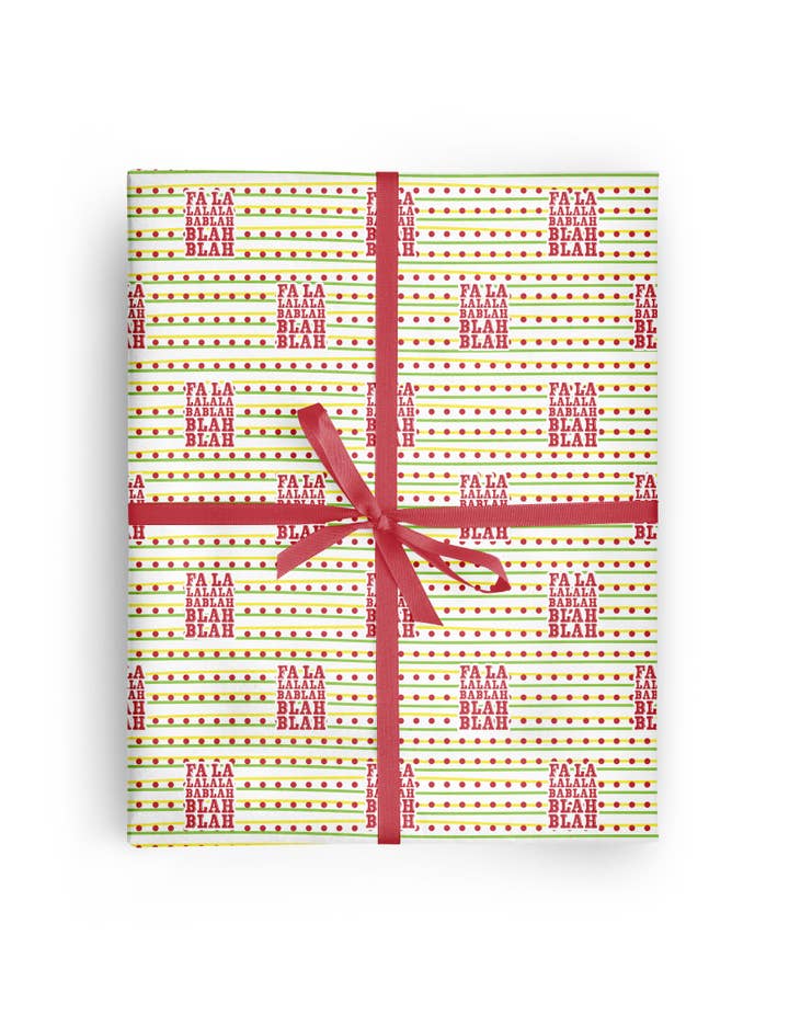 Tiramisu Paperie - Wholesale Flat Wrap - Fa-la-la Wrapping Paper0