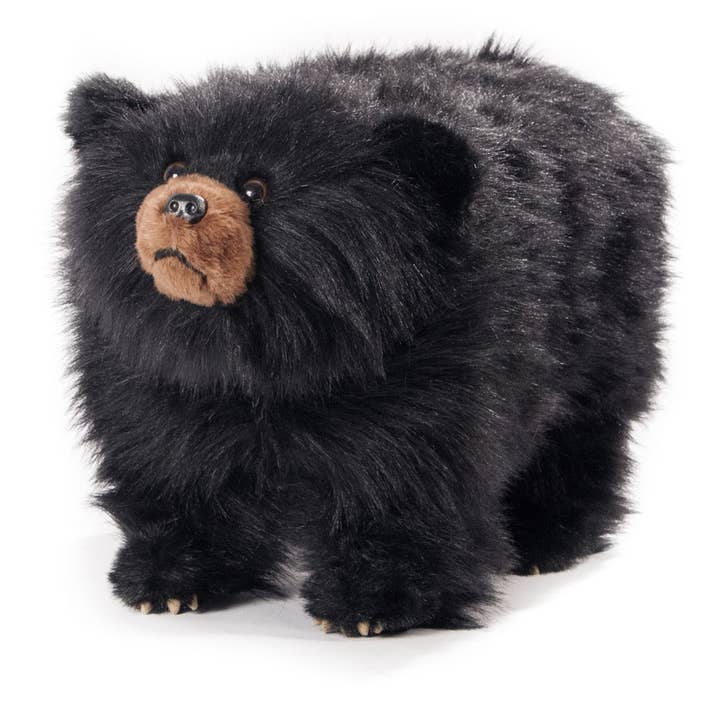 Repose-pieds Shadow the Shaggy Black Bear pour la vente par Carstens, Inc.