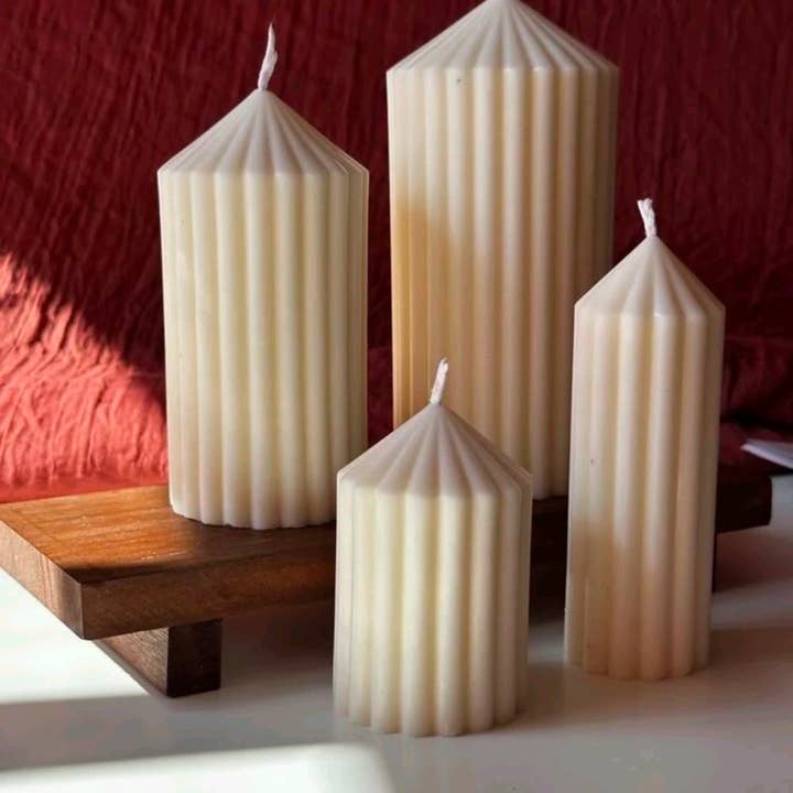 Pillar Candle Set for wholesale by Goccia di Luce