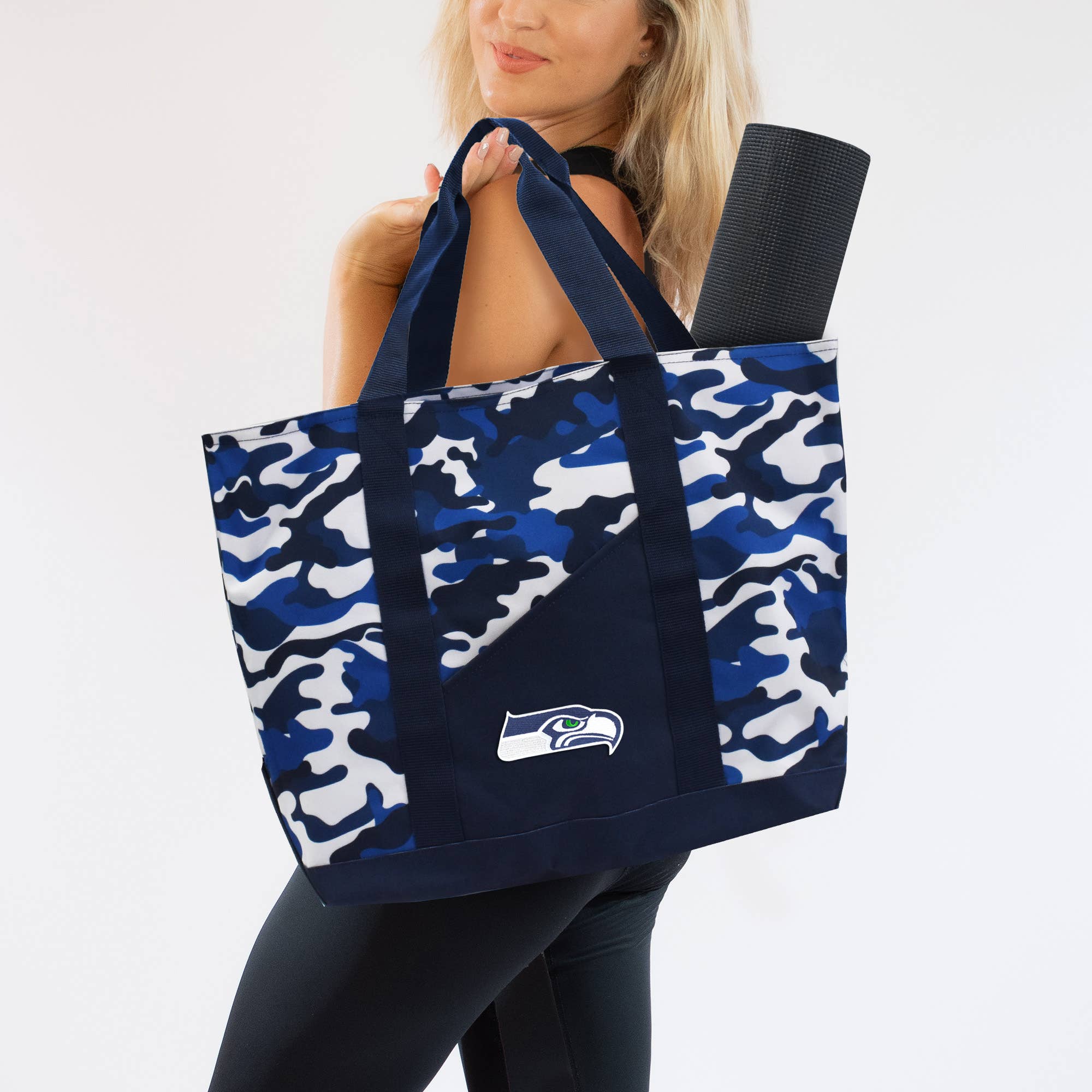 Little Earth Productions - Wholesale Tote Bag - Unisex - NFL Seattle Seahawks Super-Duty Camo Tote3