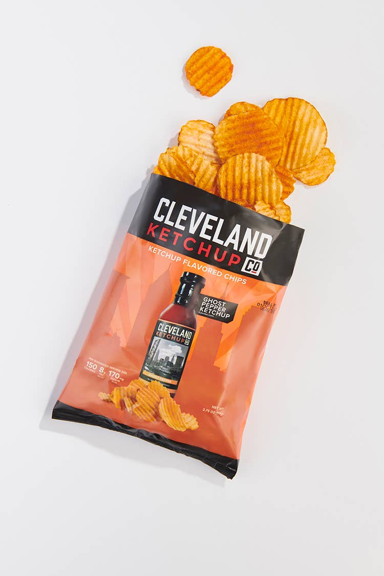 Cleveland Ketchup Co. - Wholesale Chips - Ghost Pepper Ketchup Chips3