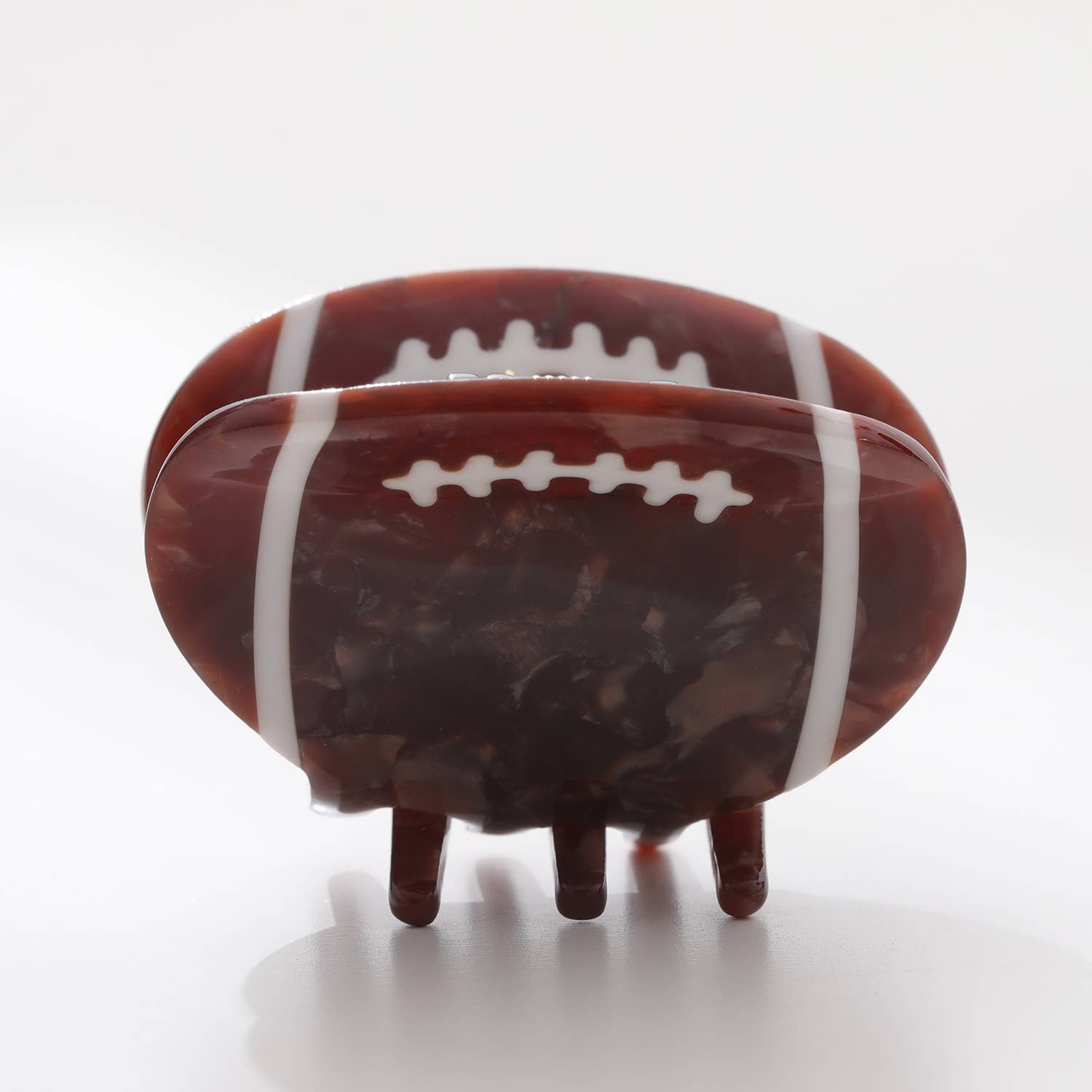 Adorro - Wholesale Hair Clip - Women's - Mini Football Claw Clip7