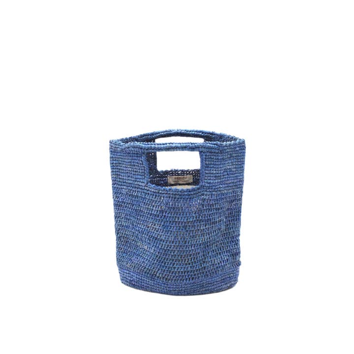 Shebobo - Wholesale Top Handle Bag - Women's - Mini ConCon Crochet Petite Straw Basket2