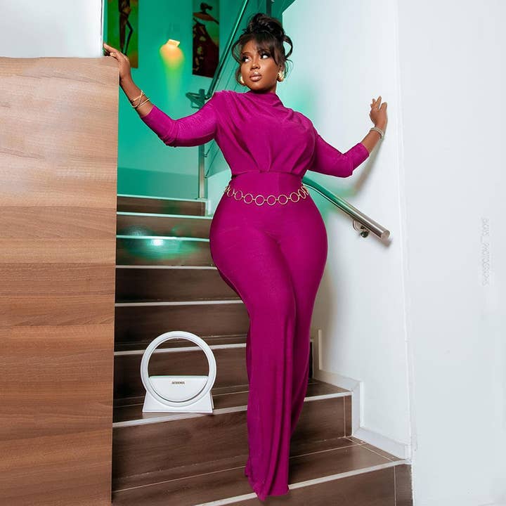 HK7001-Barboteuse une pièce à manches longues et à manches longues pour femmes pour la vente par Gaia Fashion Inc