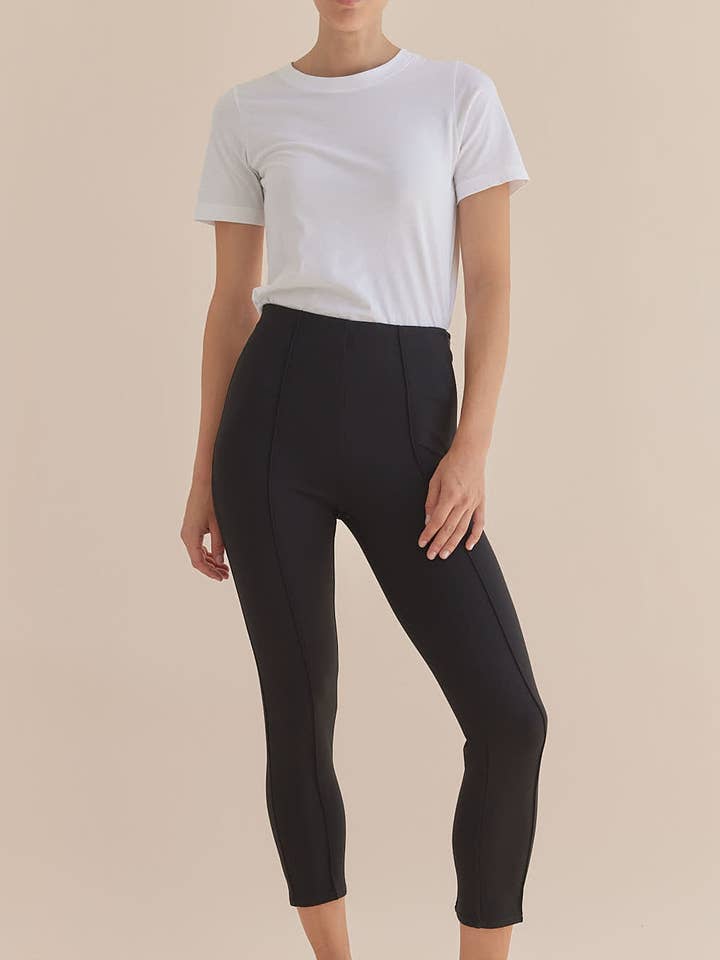 Saddler Legging - Zwart voor wholesale door Amelius