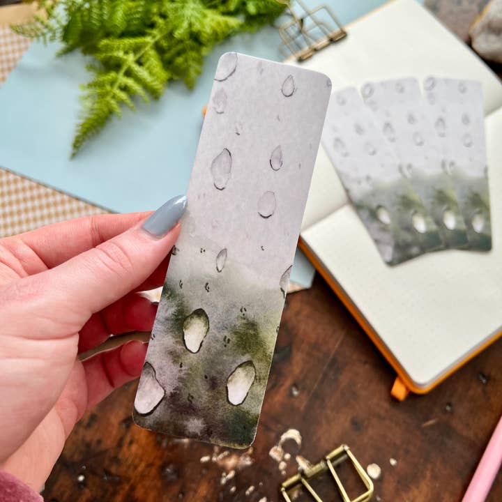 Regnig dag bokmärke för wholesale av The Unrefined Crafter