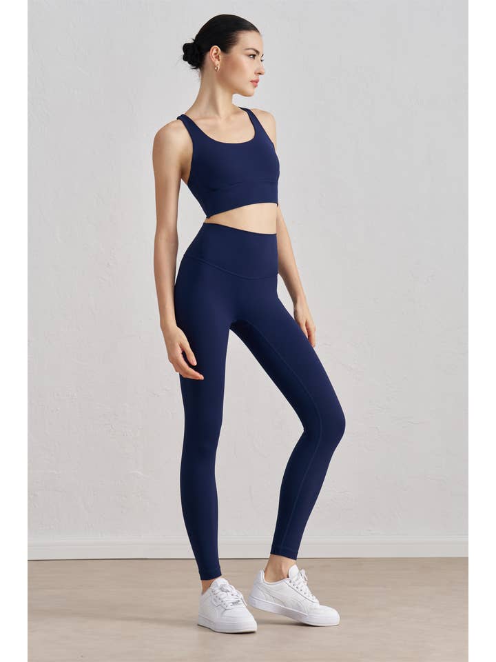91thelabel - Wholesale Activewear Set - Women's - Isabella Strappy Back Sports Bra & Legging Activewear Set 12