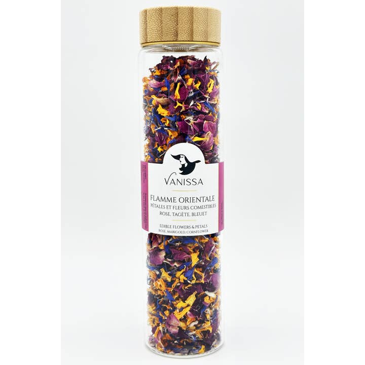 Vanissa - Wholesale Dried/Pressed Flowers - Oriental Flame - Edible Flower Petals