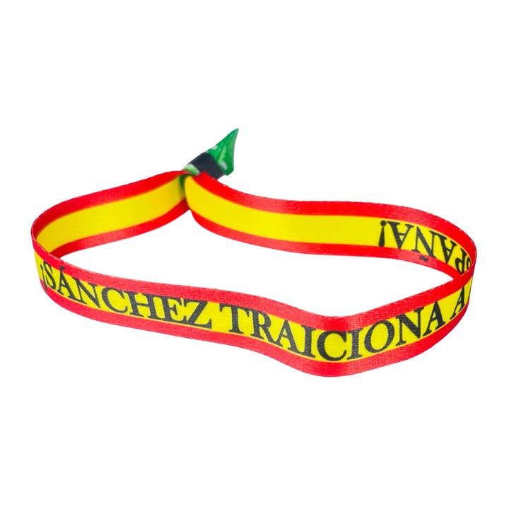 Pulsera - SÁNCHEZ TRAICIONA A ESPAÑA! - VOX - P2880 para venta al por mayor de Astur Pins
