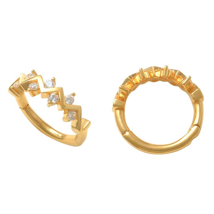 10kt massief goud | Septum ring | Lichaamssieraden | Massief goud | Daith Piercing | Se voor wholesale door Zahav Jewelry