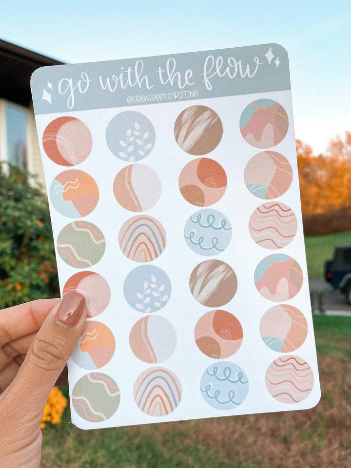 Ir con el flujo para venta al por mayor de Created By Christine