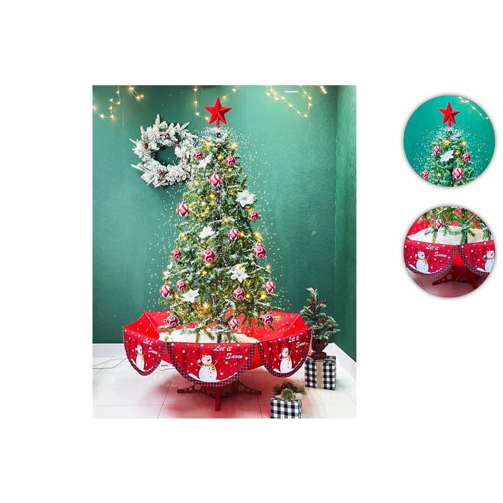 Animation Neige Sapin De Noël 190Cm #1501 pour la vente par CP INTERNATIONAL