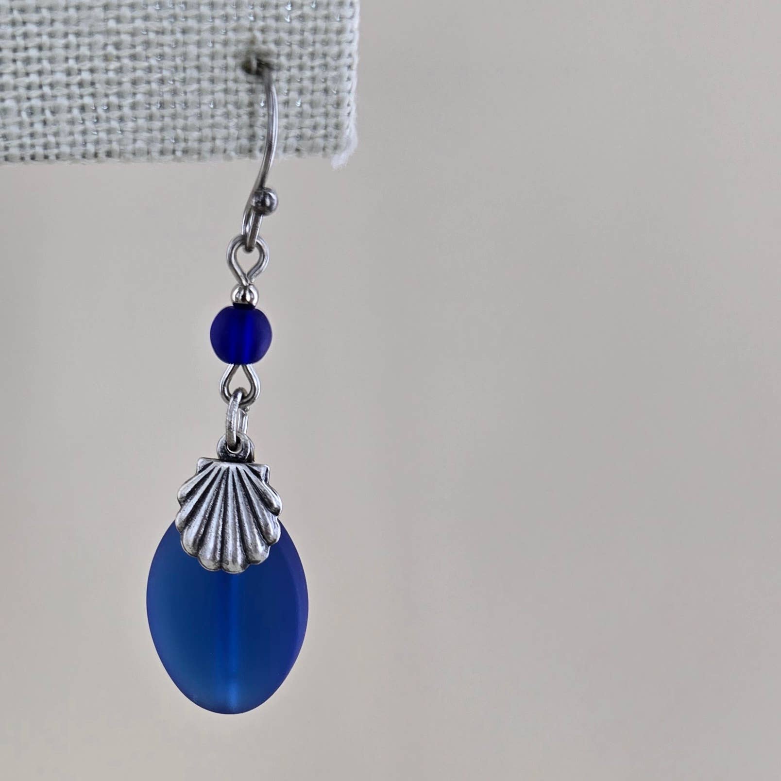 Sadie Green's Jewelry - Wholesale Dangle Earrings - Sea Glass Shell Earring 1709-SP6