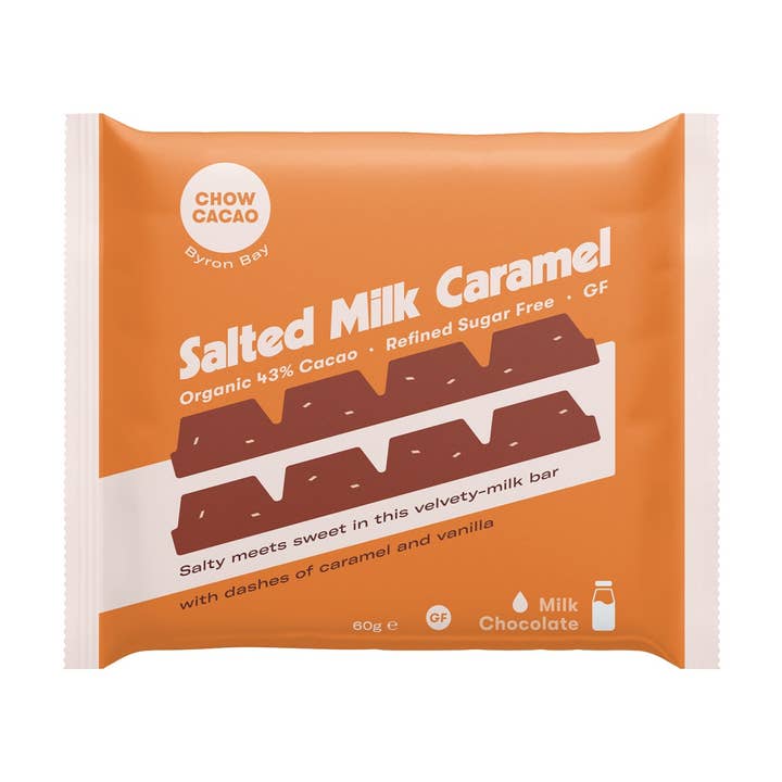 Salted Milk Caramel for wholesale by Chow Cacao Chocolate