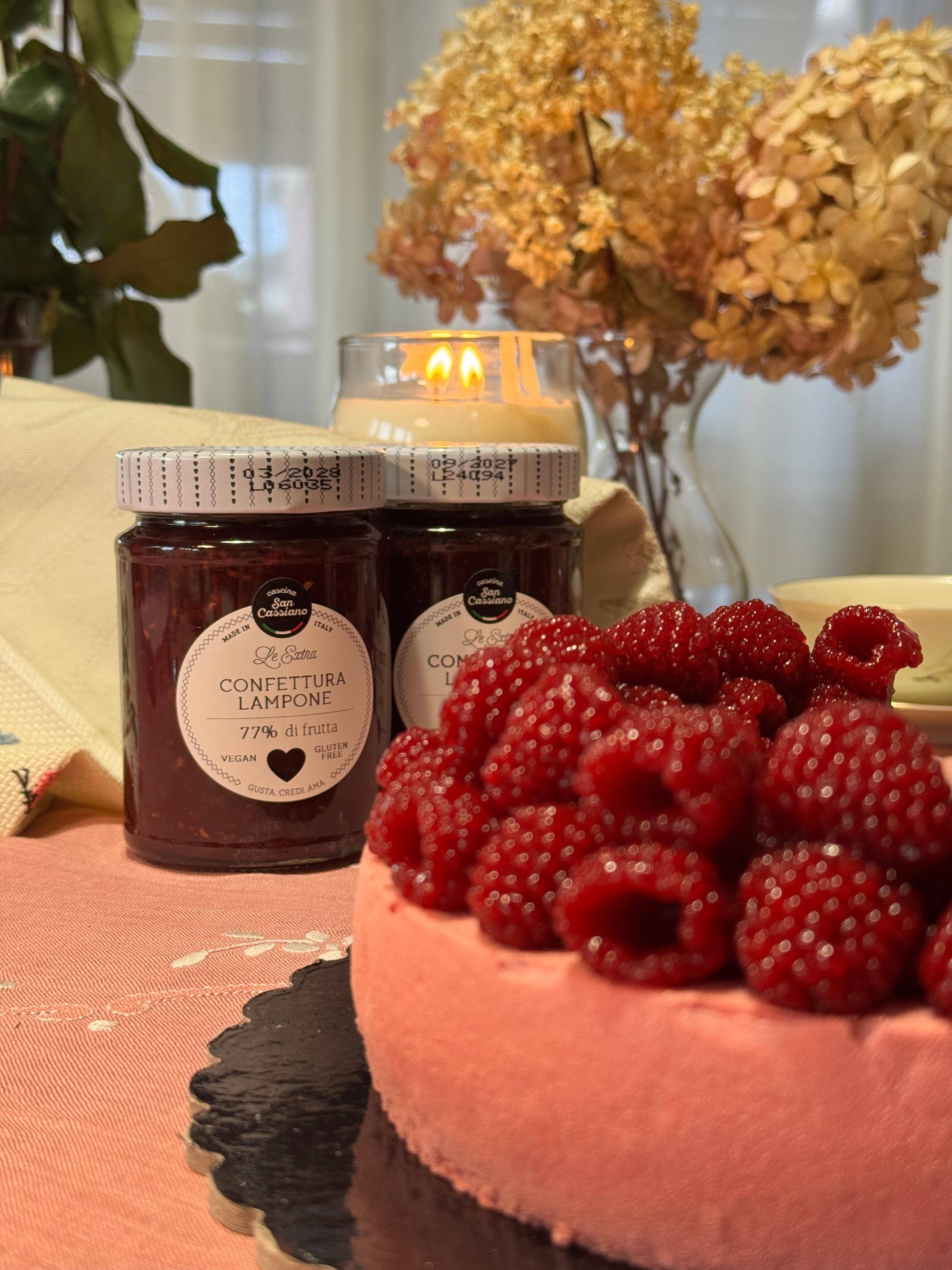 CASCINA SAN CASSIANO SRL - Wholesale Jam/Jelly - Extra Raspberry Jam 340 g - Vegan - Gluten free1