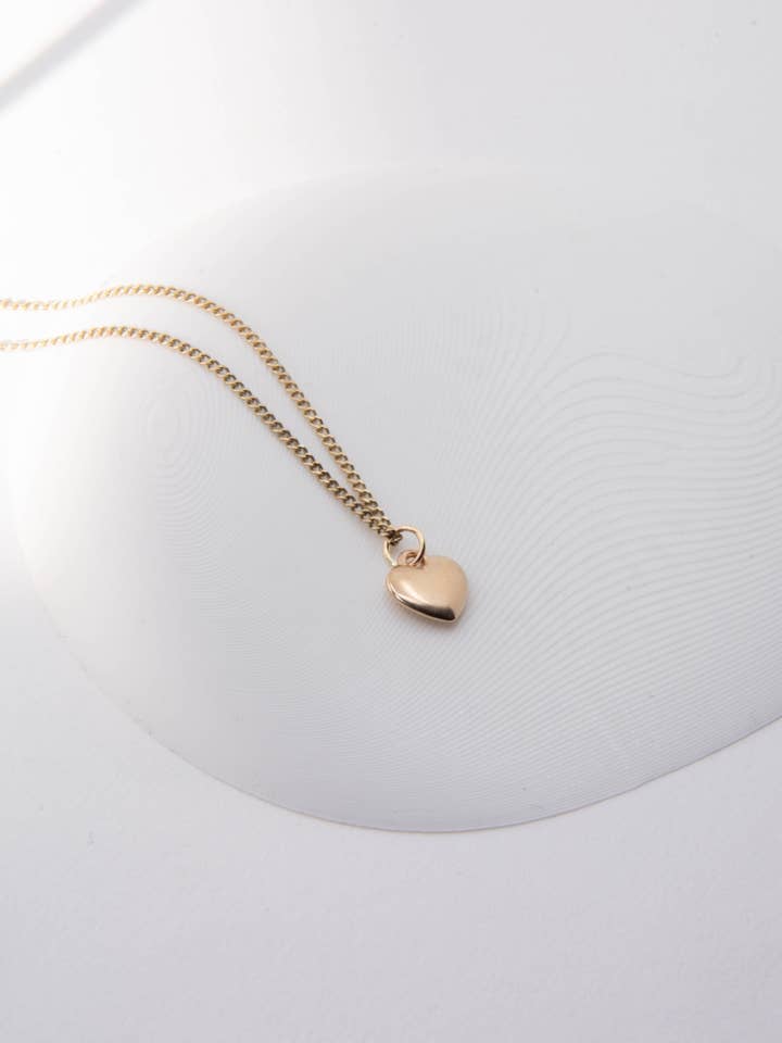 Heart Charm 14K Gold for wholesale by Gold Gold Gold