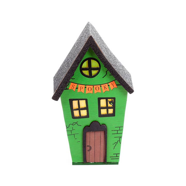 Puckator EU - Wholesale Ornament - Tall Spooky House Halloween LED Decoration1