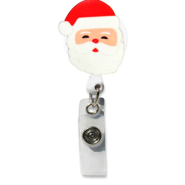 Porte-badge en caoutchouc Santa pour la vente par Smart Charms