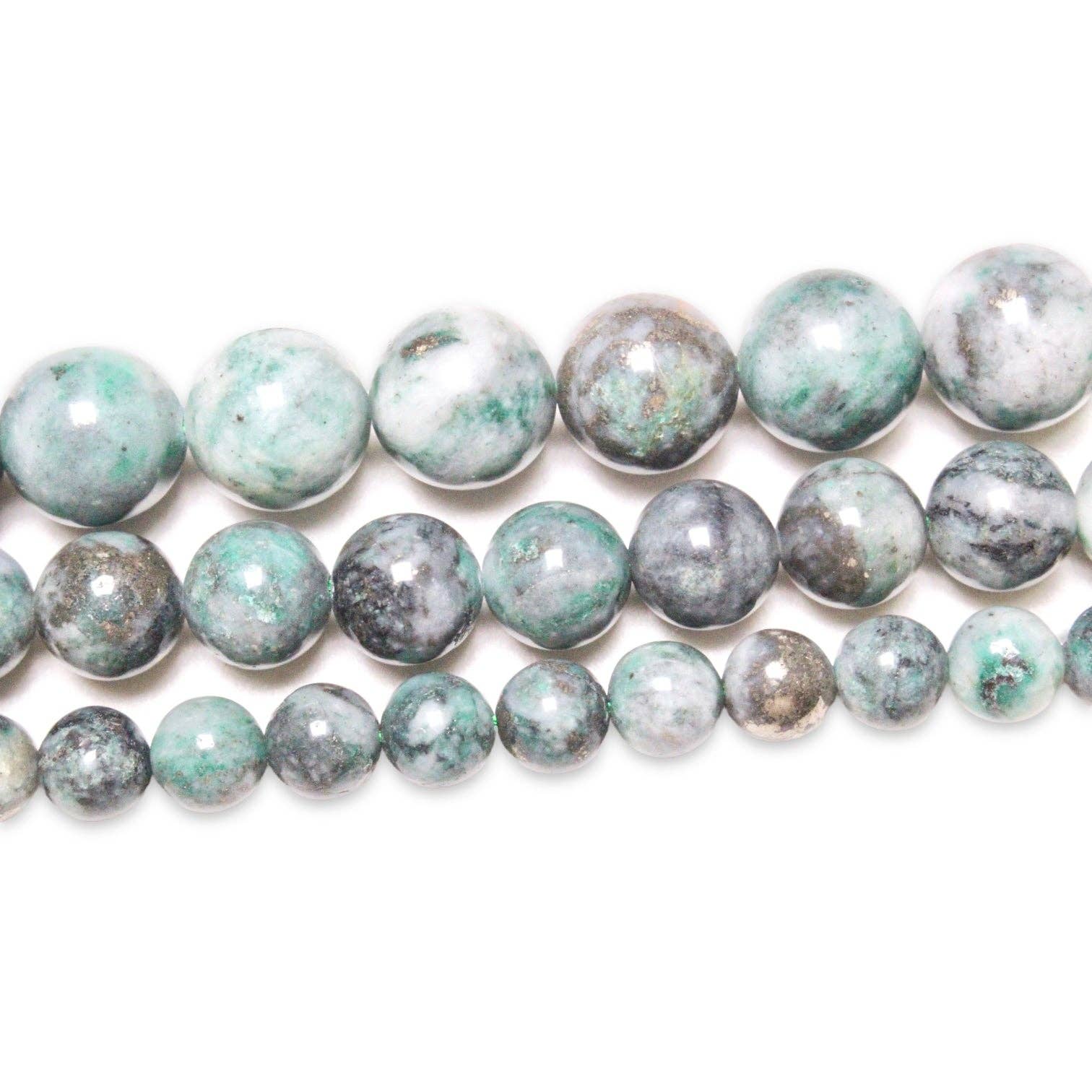 Foliesbijoux - Wholesale Beads - Chlorite A+ bead wire0