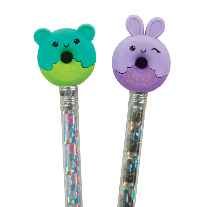 Geddes – wholesale Eraser – DONUT ANIMAL ERASER PENCIL TOPPER 48/BAG1