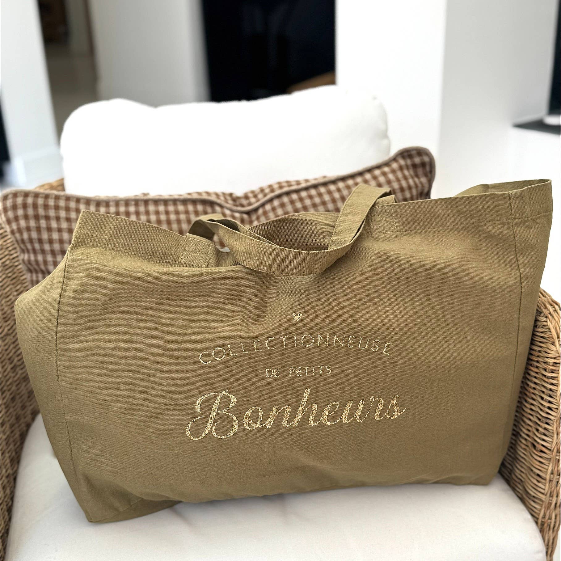 Marcel & Lily - Vendita all'ingrosso Borsa per shopping/spesa - Borsa della spesa "Collezionista di piccole felicità" 4 colori5