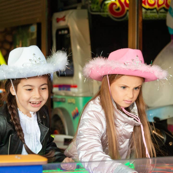 Play N Party - Wholesale Cowboy Hat - Kids - Child Cowboy Hat with Blinking Tiara and Feathers – Light-Up6