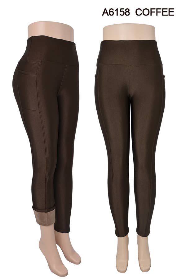 SSImport - Wholesale Athletic/Lounge Leggings - Women's - A6158 WINTER LEGGING FLEECE INSIDE MIXED SIZES 12PCS2