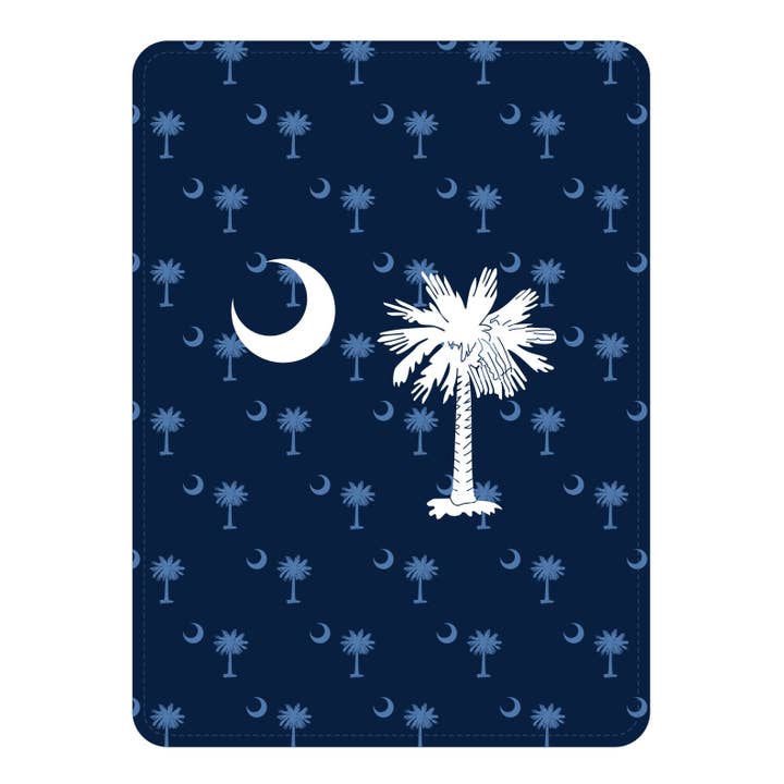 BRIEF INSANITY – wholesale Throw blanket – Palmetto Tree & Moon Large Throw Blanket