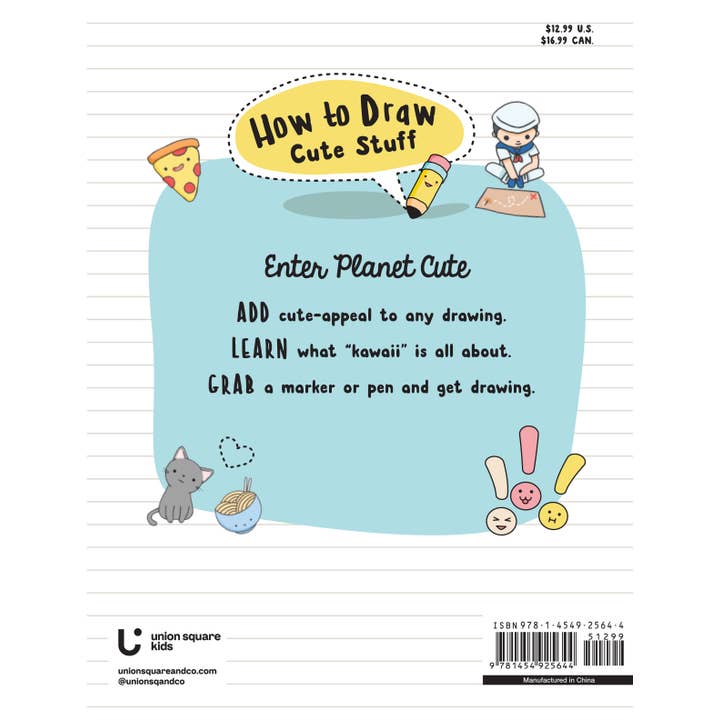 Union Square & Co. - Wholesale Book - Kids - How to Draw Cute Stuff by Angela Nguyen