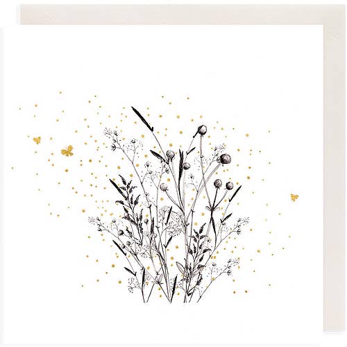 Vilda blommor öppet kort för wholesale av Clear Creations