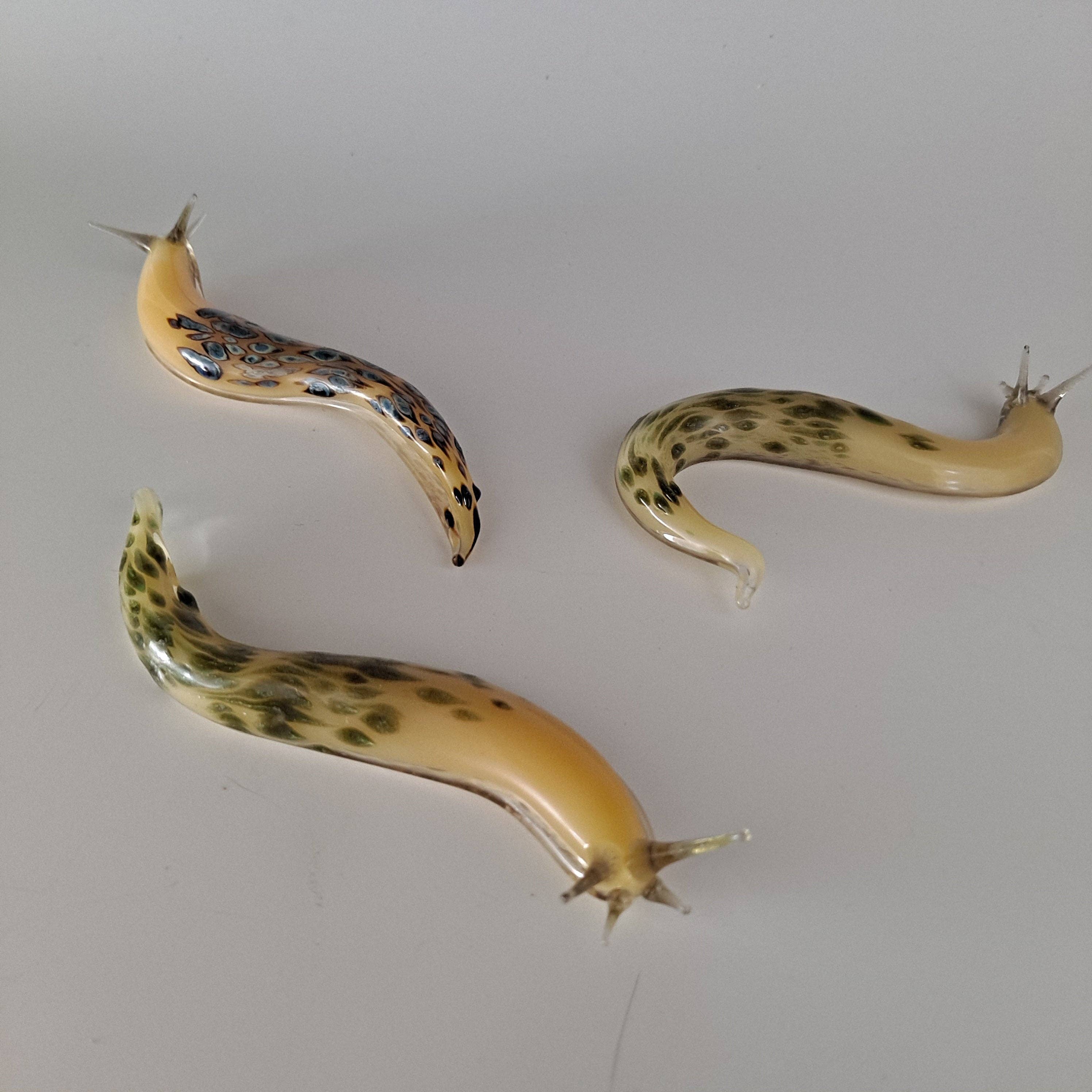 Sunshine Glass Gifts - Wholesale Decorative Figurine - Handmade Glass Banana Slug Figurine5