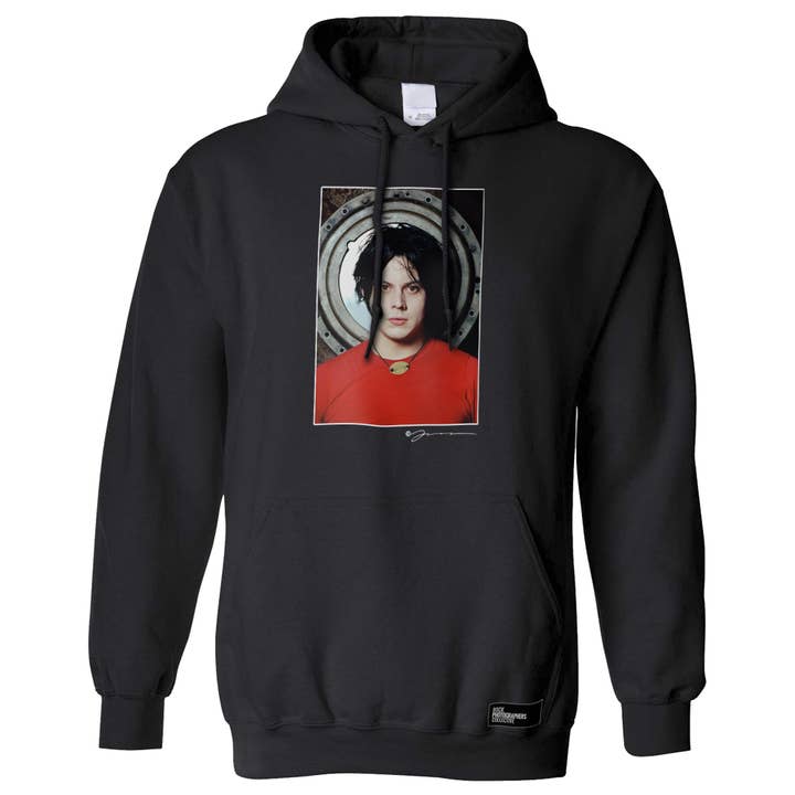 Jack White - full colour portret (JB) hoodie voor wholesale door Rock Photographers Collective