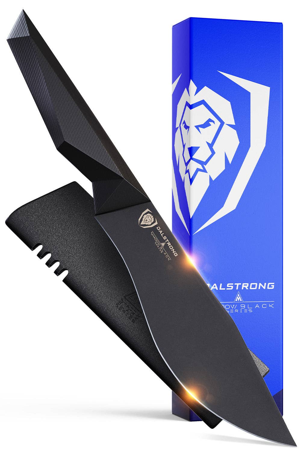 Dalstrong - Wholesale Kitchen/Utility Knife - Chef's-Cleaver Hybrid "Barong" Knife 7" | Shadow Black Series | NSF Certified | Dalstrong ©0