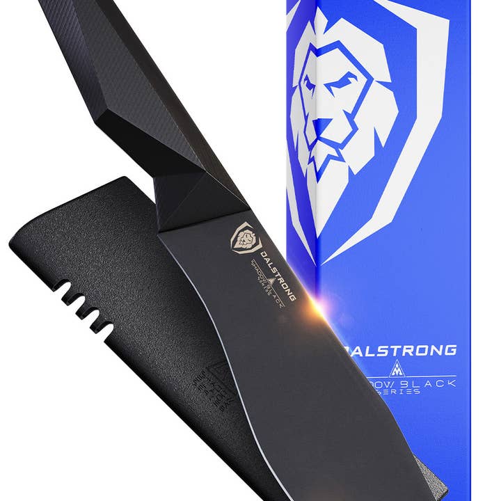 Dalstrong - Wholesale Kitchen/Utility Knife - Chef's-Cleaver Hybrid "Barong" Knife 7" | Shadow Black Series | NSF Certified | Dalstrong ©
