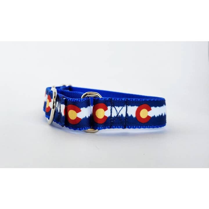 Rocky Mountain Hound - Wholesale Pet Collar - Dog - 1" Blue Colorado Dog Collar, Leash, or Martingale6