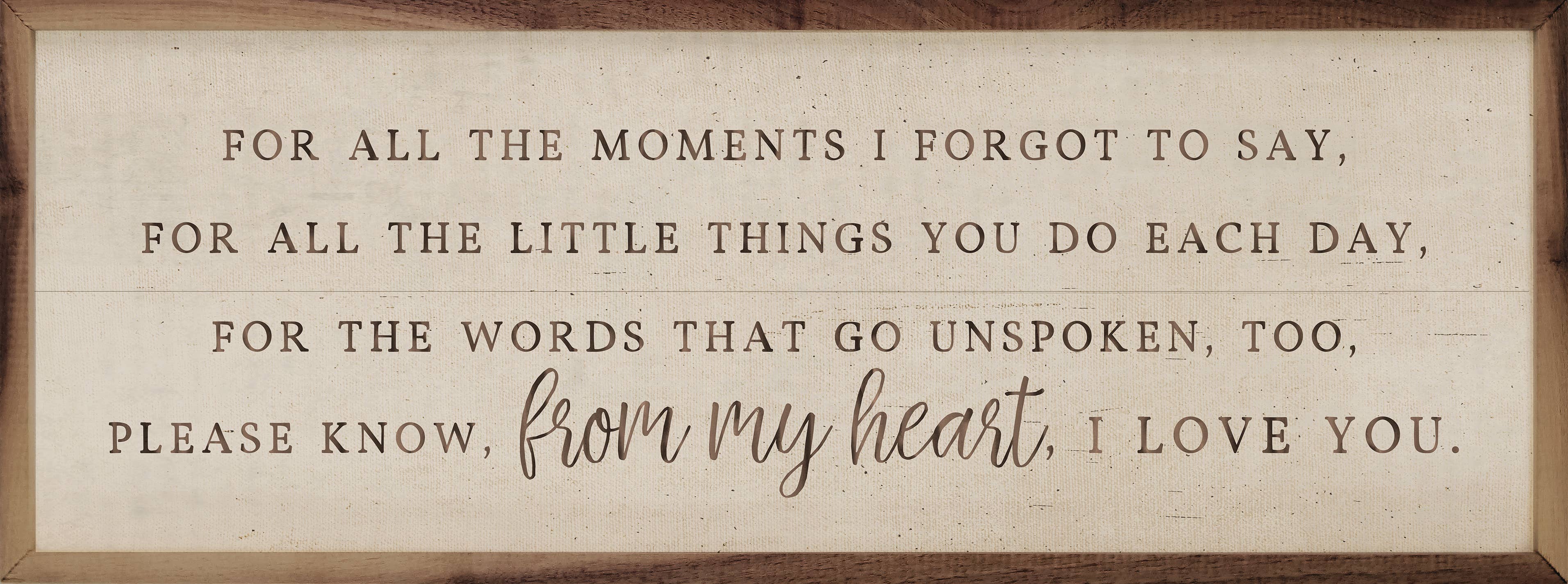 Kendrick Home - Wholesale Wood Wall Art - From My Heart White0