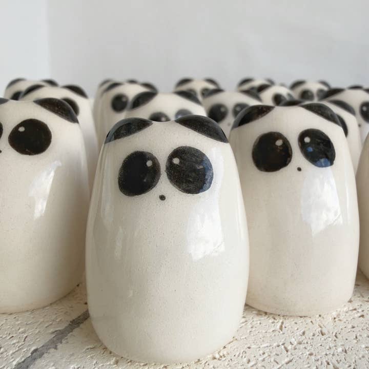 Panda amulett för inre frid (5 språk) för wholesale av Picuru ceramicas