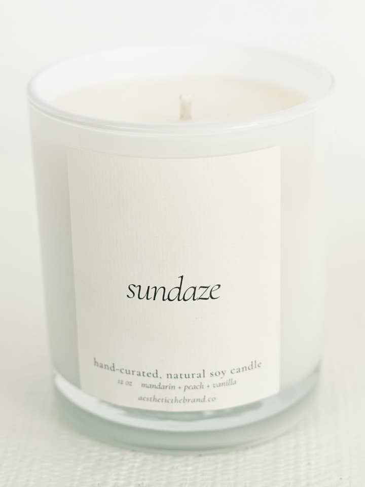 SUNDAZE | Mandarine, pêche et vanille pour la vente par NAI