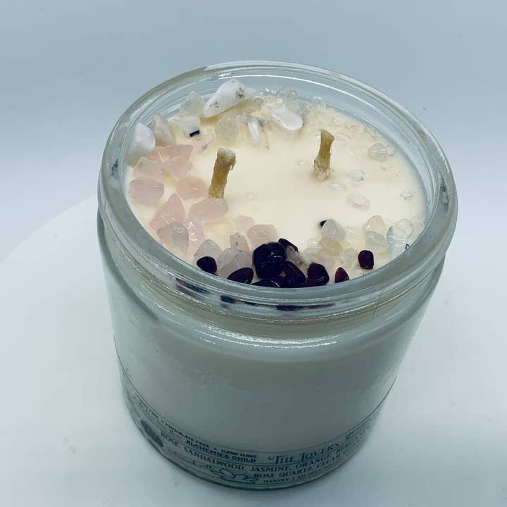 Love Blessed Brands™️ - Wholesale Jar/Filled Candle - The Lovers Soy Candle2