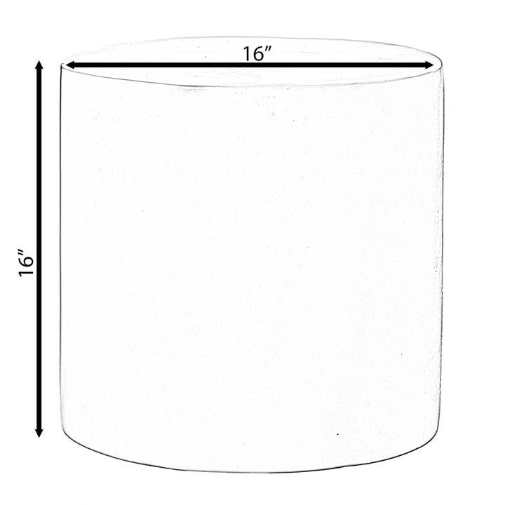 Quickway Imports – Engroshandel Stativ til plantekrukke – Moderne Glasfiber Kolonne Flower Stand Cylinder Piedestal9