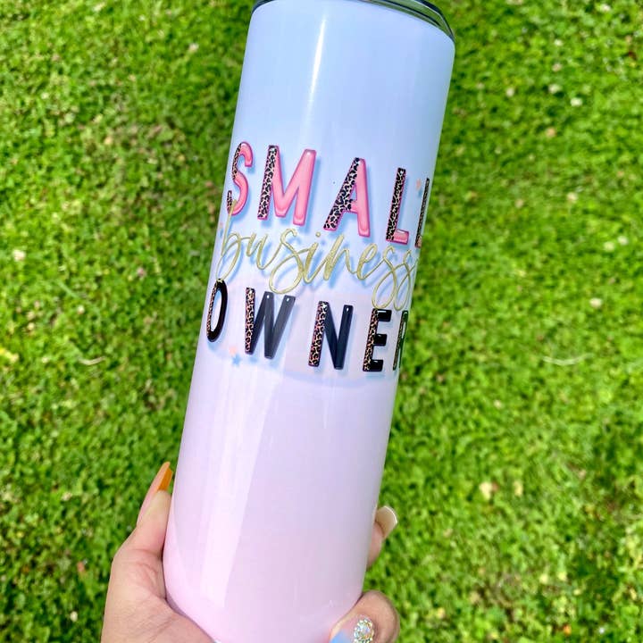 Becher für Inhaber kleiner Unternehmen, rosa Becher, Becher für kleine Unternehmen für den Großhandel von Dm Crafting