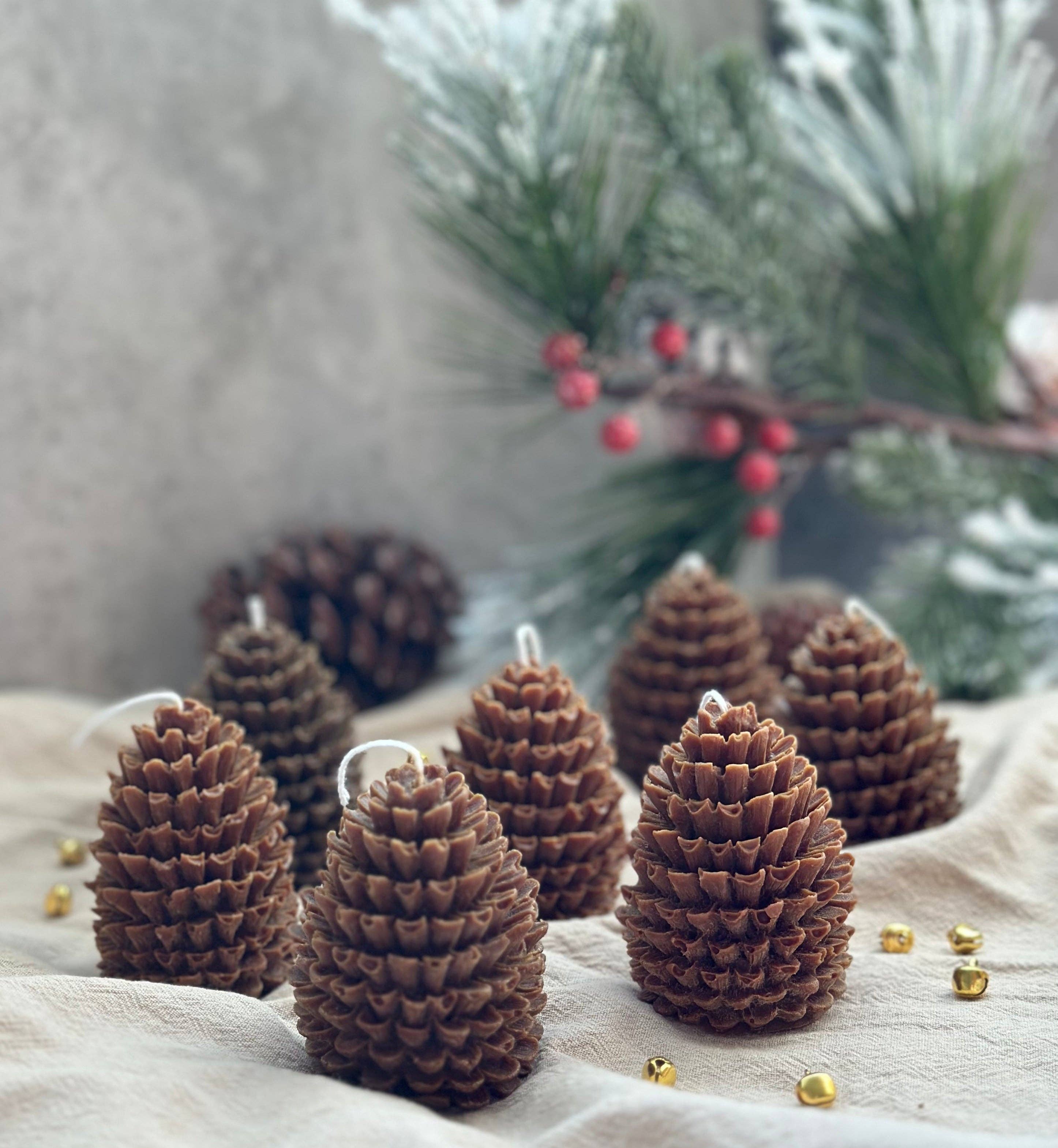 LA AROMA CANDLE CO. - Wholesale Novelty Candle - Pine Cone Candle3