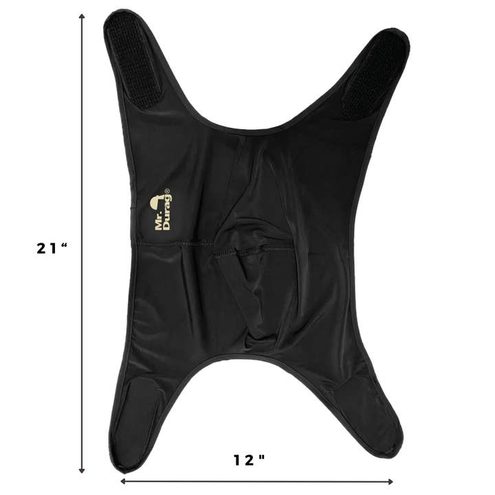 Annie International, Inc. - Wholesale Hair Towel/Wrap - Mr. Durag Spandex Velcro Compress Wave Cap, Black2