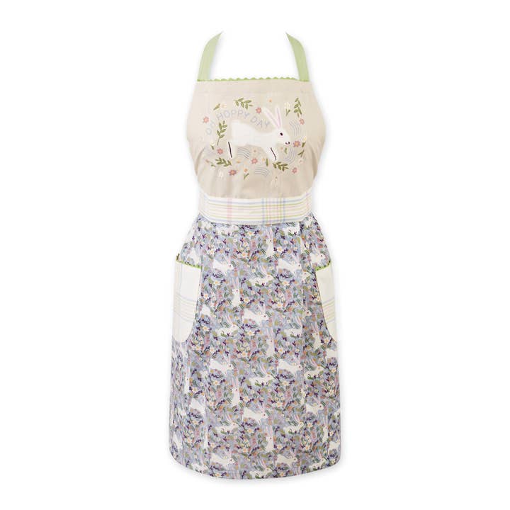 Oh Hoppy Day Embellished Apron for wholesale by Design Imports