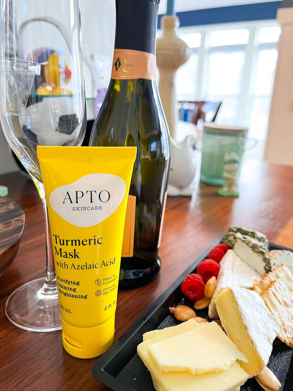 Apto Skincare - Wholesale Skincare Face Mask - Turmeric & Azelaic Acid Brightening Exfoliating Mask 2 oz2