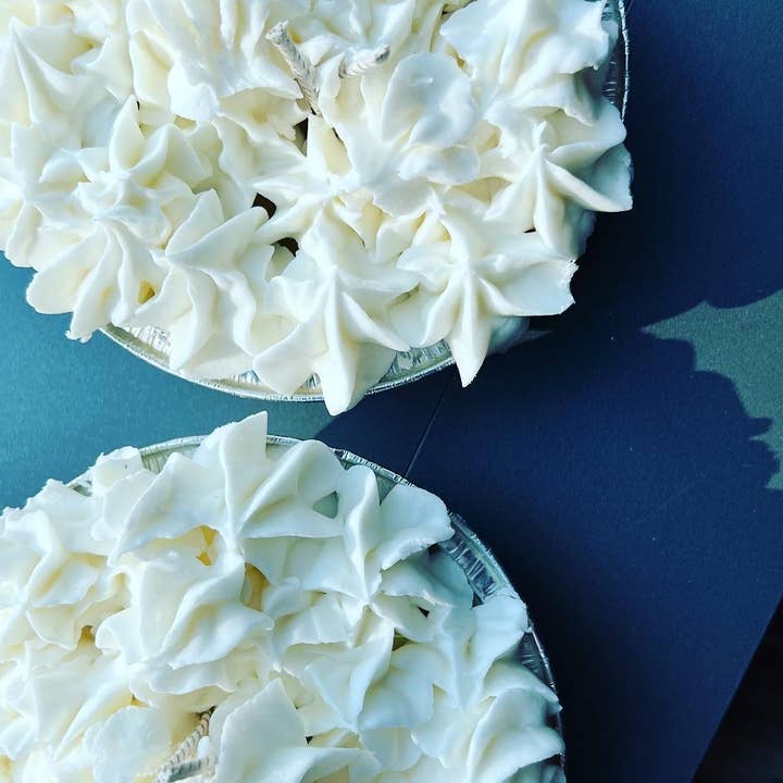 Coconut Cream Pie Scented Soy Candle for wholesale by Smelly Melly Soaps and Candles, LLC